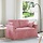 Samt-Sofa in Rosa 138x78x80cm - 35% Rabatt