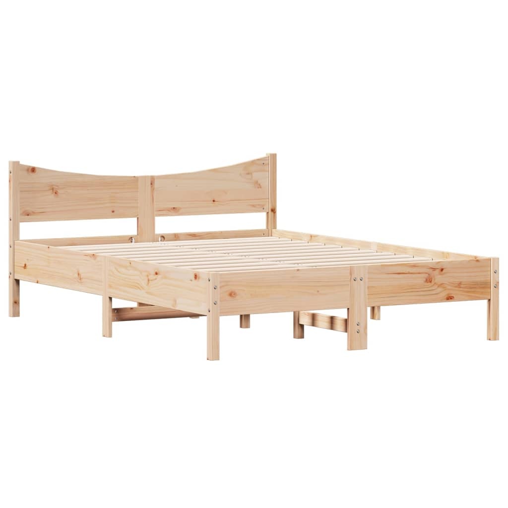 Vidaxl Bettgestell 120x200 cm aus massivem Kiefernholz - 29% Rabatt