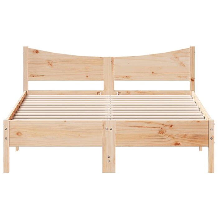 Vidaxl Bettgestell 120x200 cm aus massivem Kiefernholz - 29% Rabatt