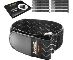 Elastische Klett-Kabelbinder 30 cm | 8er Set | Schwarz | 30% Rabatt