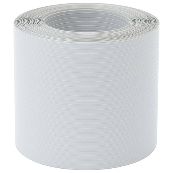 PVC-Sichtschutzstreifen, lichtgrau, 252,5 x 19 cm, 10 Stück - 51% Rabatt
