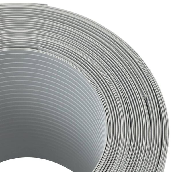 PVC-Sichtschutzstreifen, lichtgrau, 252,5 x 19 cm, 10 Stück - 51% Rabatt