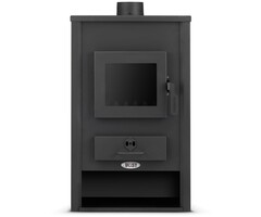 Viking Choice Wasserführender Kaminofen 15 kW - 45% Rabatt - Anthrazit
