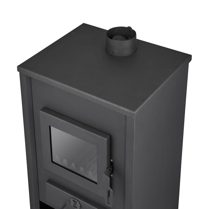 Viking Choice Wasserführender Kaminofen 15 kW - 45% Rabatt - Anthrazit
