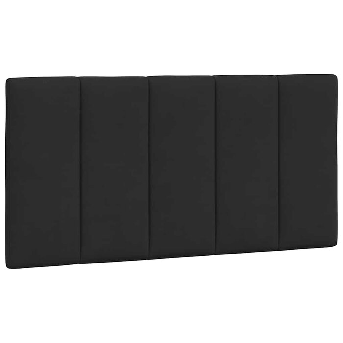 Vidaxl Samt Kopfkissen für Bettkopfteil 100 cm Schwarz - 31% Rabatt