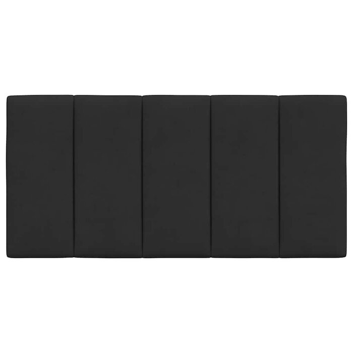Vidaxl Samt Kopfkissen für Bettkopfteil 100 cm Schwarz - 31% Rabatt