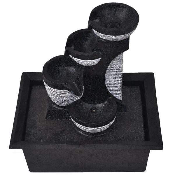 Vidaxl Zimmerbrunnen mit LED-Beleuchtung 22,5x17x25,5cm - 32% Rabatt
