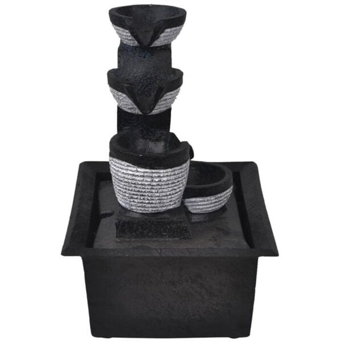 Vidaxl Zimmerbrunnen mit LED-Beleuchtung 22,5x17x25,5cm - 32% Rabatt