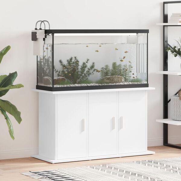 Vidaxl Aquarienschrank 101x41x58 cm Weiß - 34% Rabatt