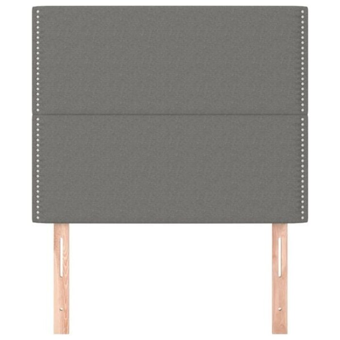 Vidaxl Stilvolles Kopfteil 100x118/128 cm Dunkelgrau - 32% Rabatt