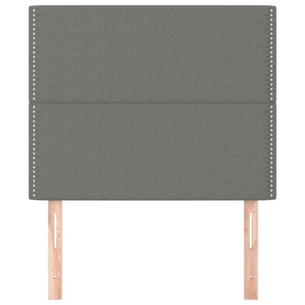 Vidaxl Stilvolles Kopfteil 100x118/128 cm Dunkelgrau - 32% Rabatt