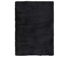 Vidaxl Hochflor-Teppich NAVARRA 160x230 cm Schwarz - 33% Rabatt