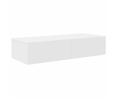 Vidaxl Wandregal mit Schubladen, Weiß, 80x33x17 cm - 34% Rabatt