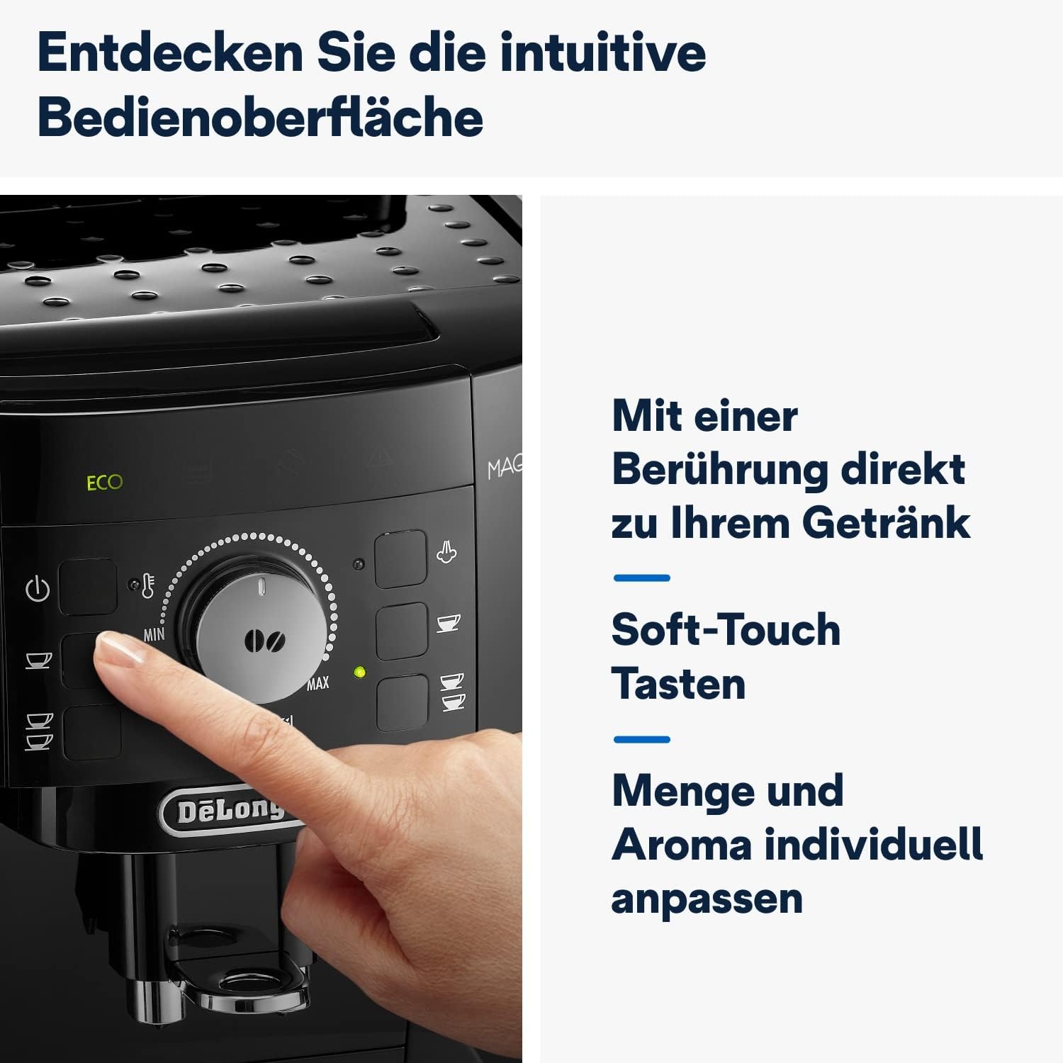 Kaffeevollautomat mit Milchaufschäumer - Schwarz - 35% Rabatt