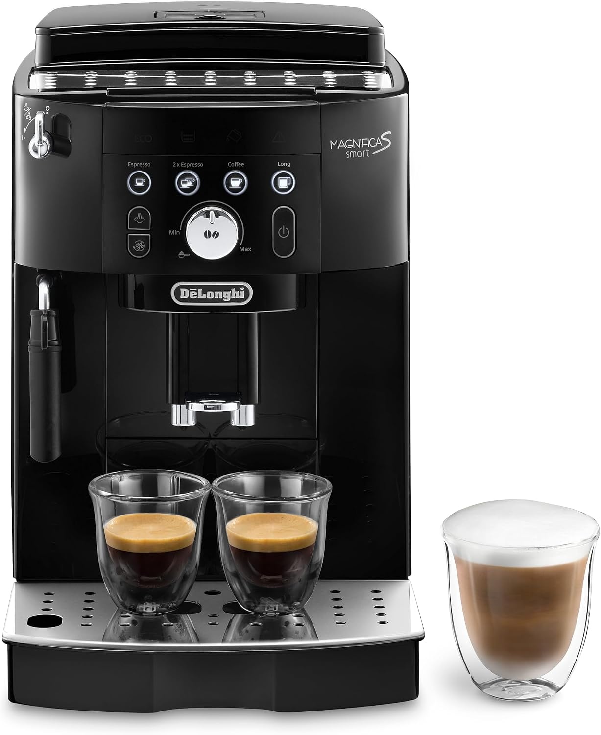 Kaffeevollautomat mit Milchaufschäumer - Schwarz - 35% Rabatt
