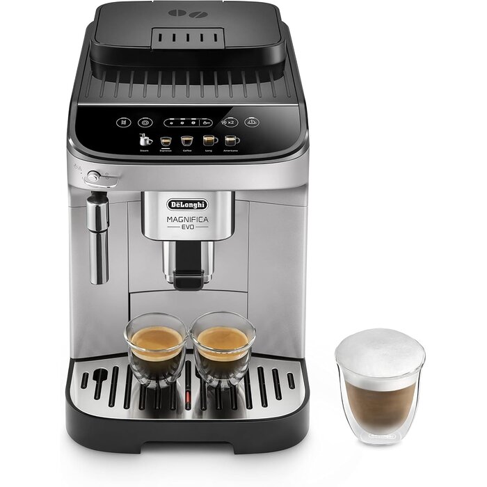Kaffeevollautomat mit Milchaufschäumer - Schwarz - 35% Rabatt
