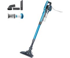 3-in-1 Stabstaubsauger 600W Beutellos Blau - 40% Rabatt