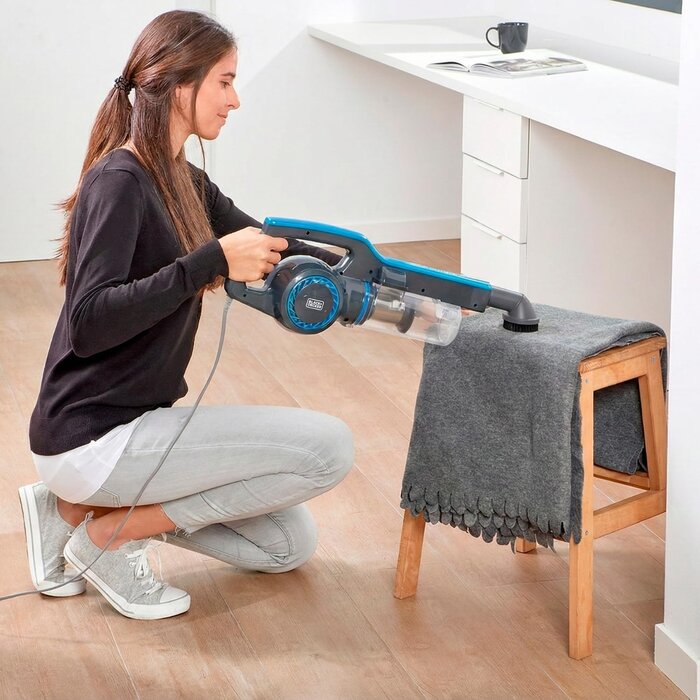 3-in-1 Stabstaubsauger Blau | 600W | 34% Rabatt auf Retourenware