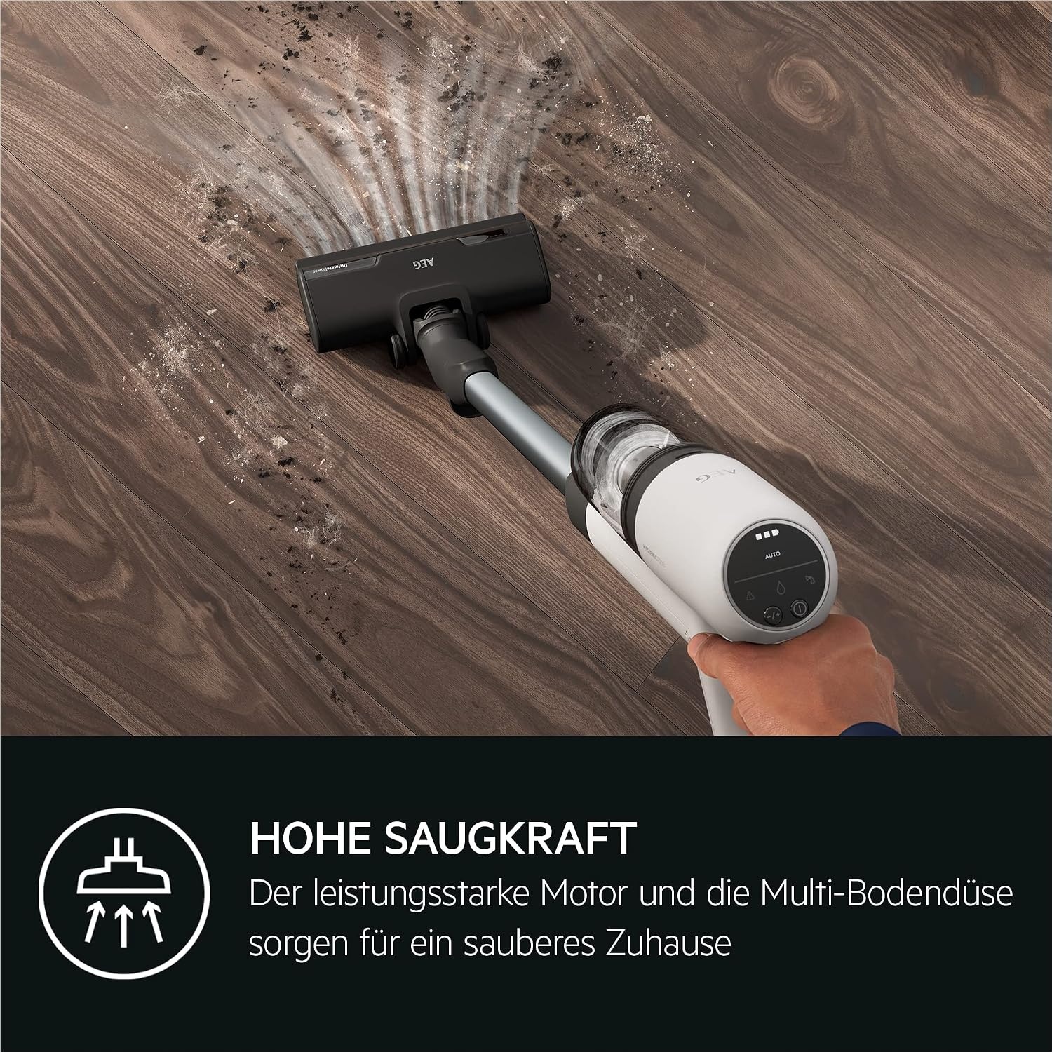 Kabelloser 2-in-1 Staubsauger - 35% Rabatt - Hygienisch & Kraftvoll
