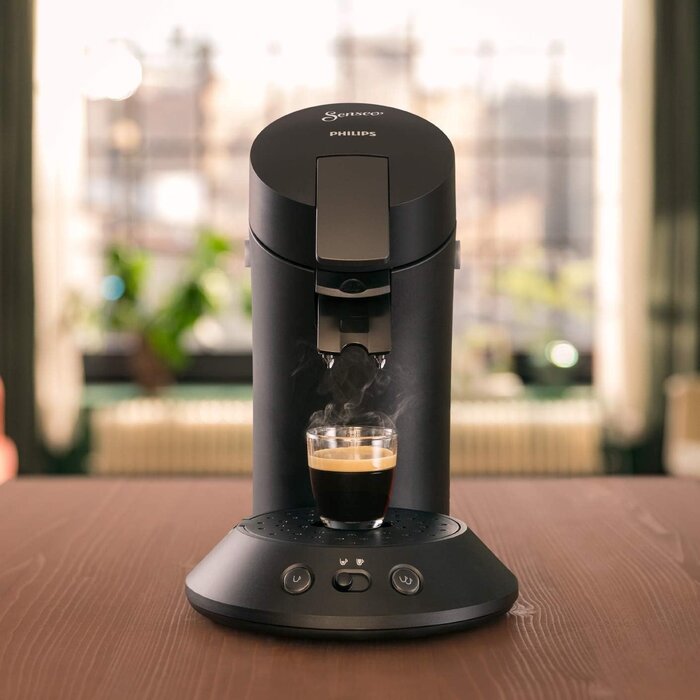Kaffeepadmaschine 0,7L Schwarz - 33% Rabatt auf Retourenware