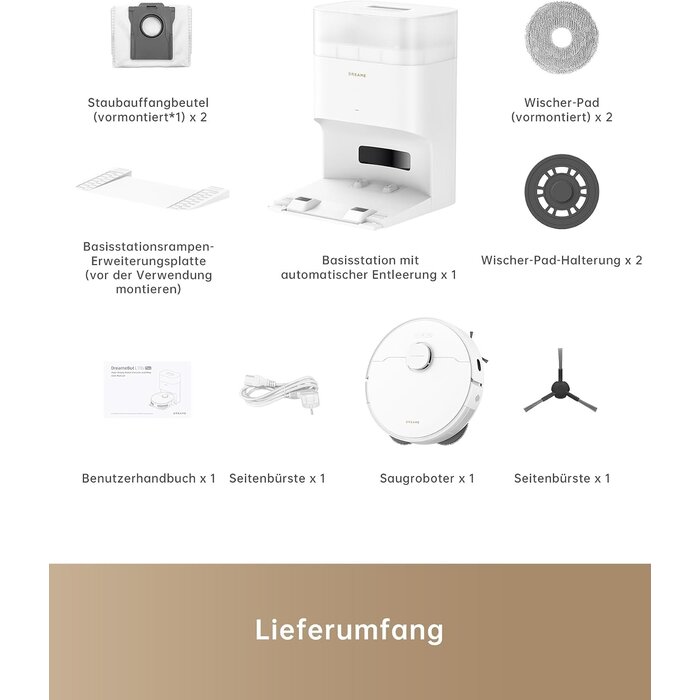 Saug- und Wischroboter mit Absaugstation 7000 Pa - 35% Rabatt