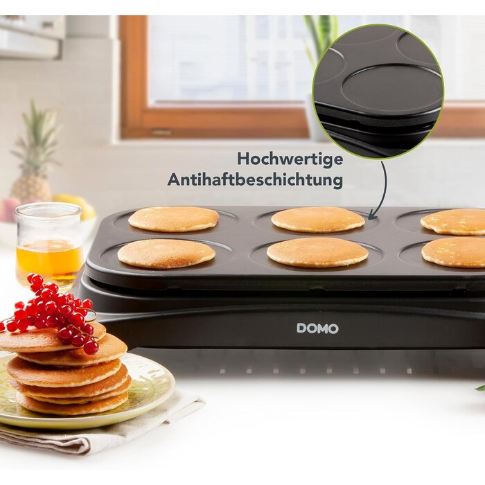 Pfannkuchenmaker für 6 Pancakes & Eier, 1000 Watt - 32% Rabatt