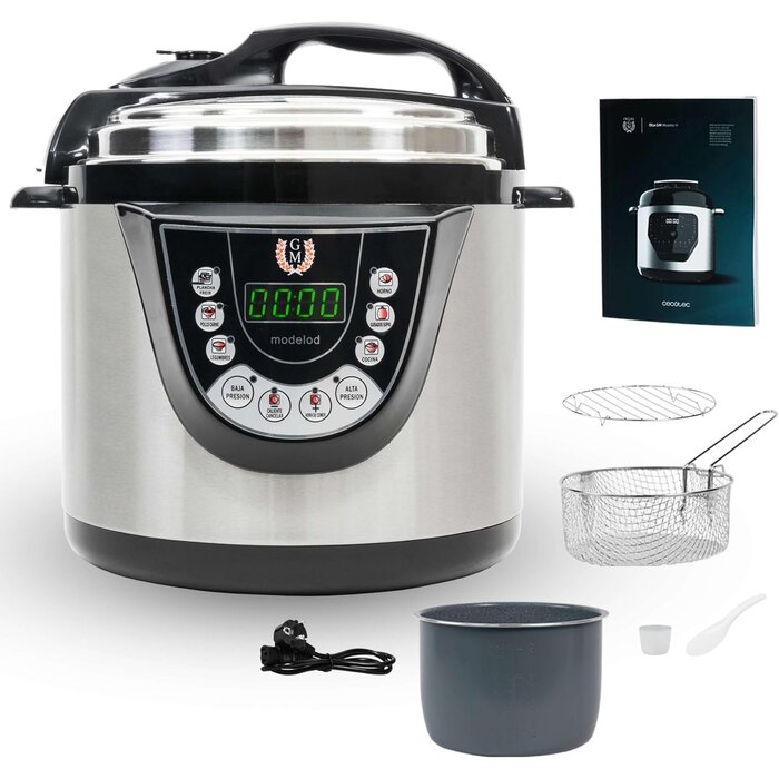 Programmierbarer 6L Schnellkochtopf, 1000W - 33% Rabatt