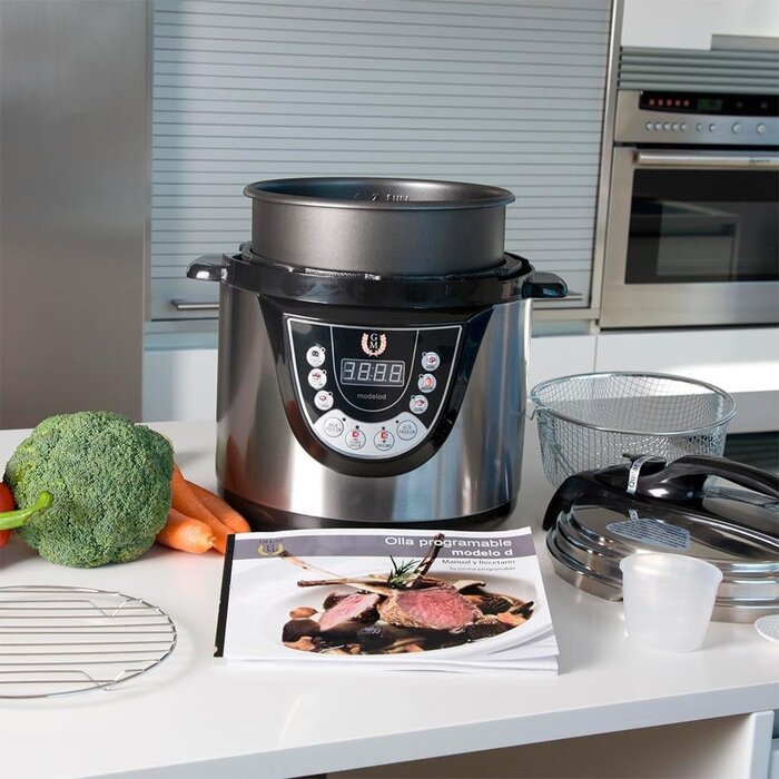 Programmierbarer 6L Schnellkochtopf, 1000W - 33% Rabatt