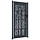 Gartentor Bambus-Design 105x205 cm Anthrazit - 35% Rabatt