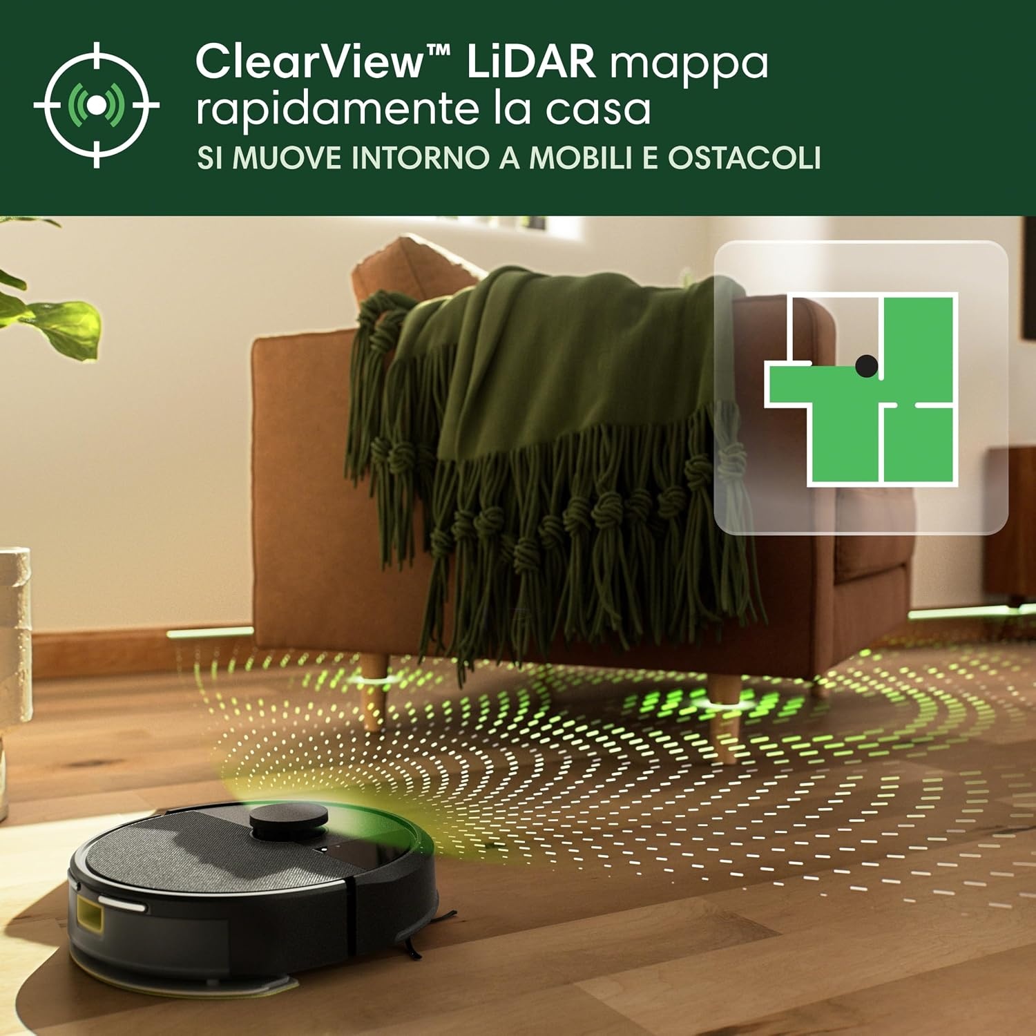 Saugroboter mit Wischfunktion - 7000 Pa LiDAR - 35% Rabatt