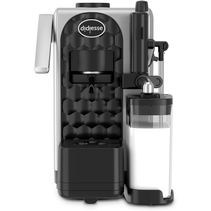 Espressomaschine für Pads mit Milchaufschäumer - Silber - 35% Rabatt