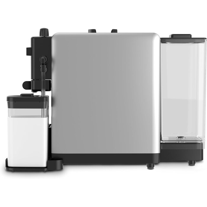 Espressomaschine für Pads mit Milchaufschäumer - Silber - 35% Rabatt