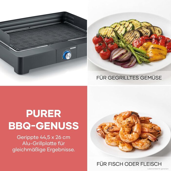 Elektro-Tischgrill 2200W für Innen & Außen - 34% Rabatt