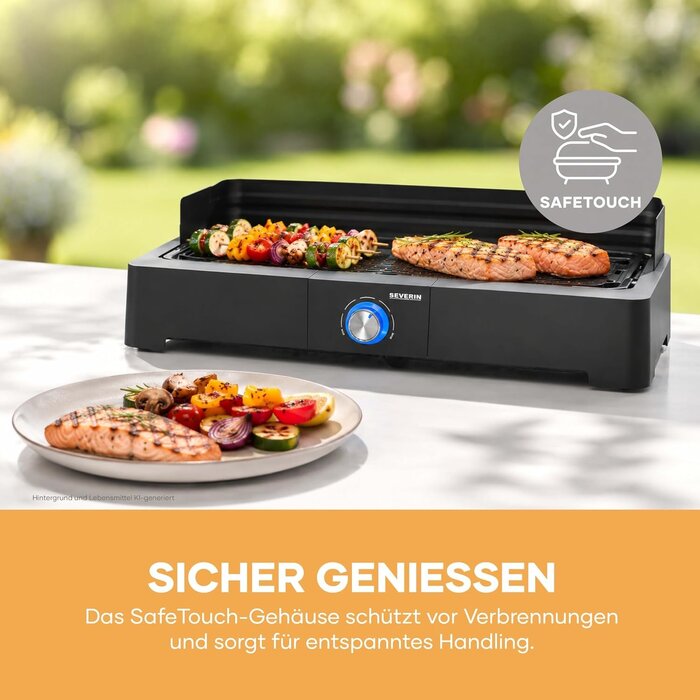 Elektro-Tischgrill 2200W für Innen & Außen - 34% Rabatt