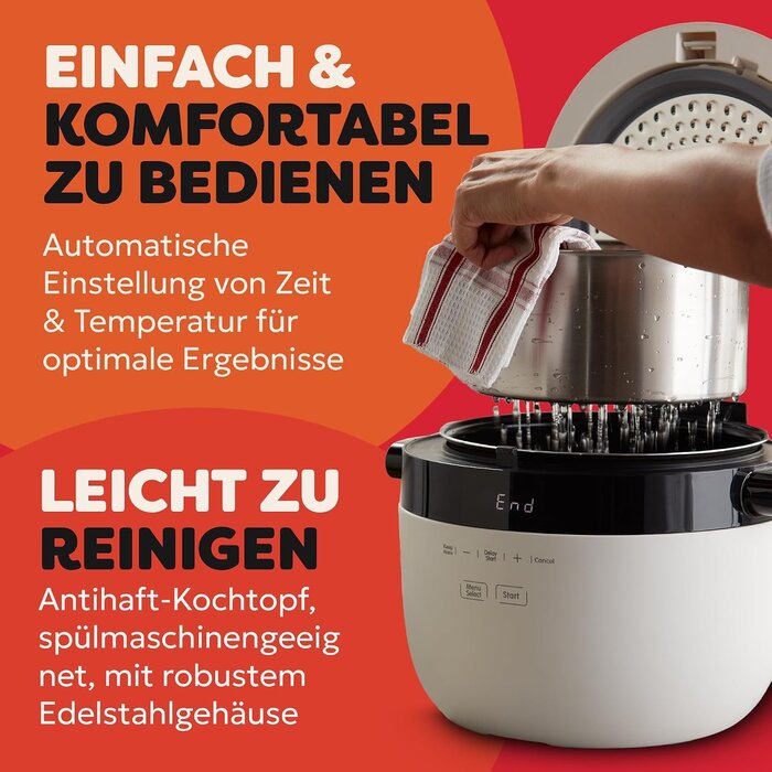 Reiskocher 5L mit CarbReduce-Technologie - 34% Rabatt auf Ausgepackt-Zustand