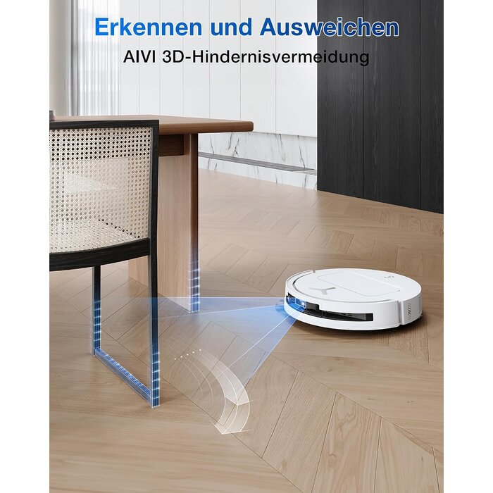 Saug- und Wischroboter OMNI-Station 25.000 Pa, 81 mm flach - 35% Rabatt