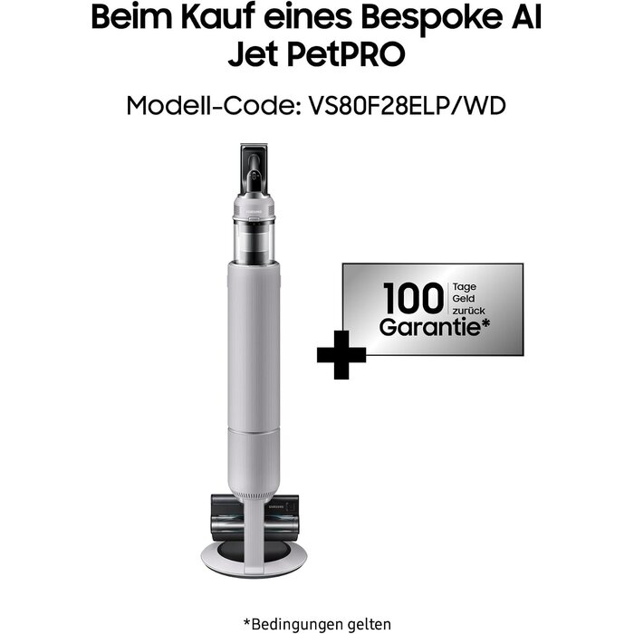 Akku-Staubsauger mit 280W Saugkraft & Clean Station - 35% Rabatt