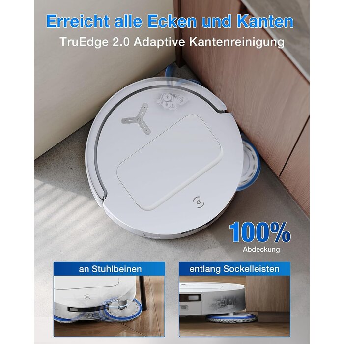 Saug- und Wischroboter mit OMNI-Station, 81 mm flach - 35% Rabatt