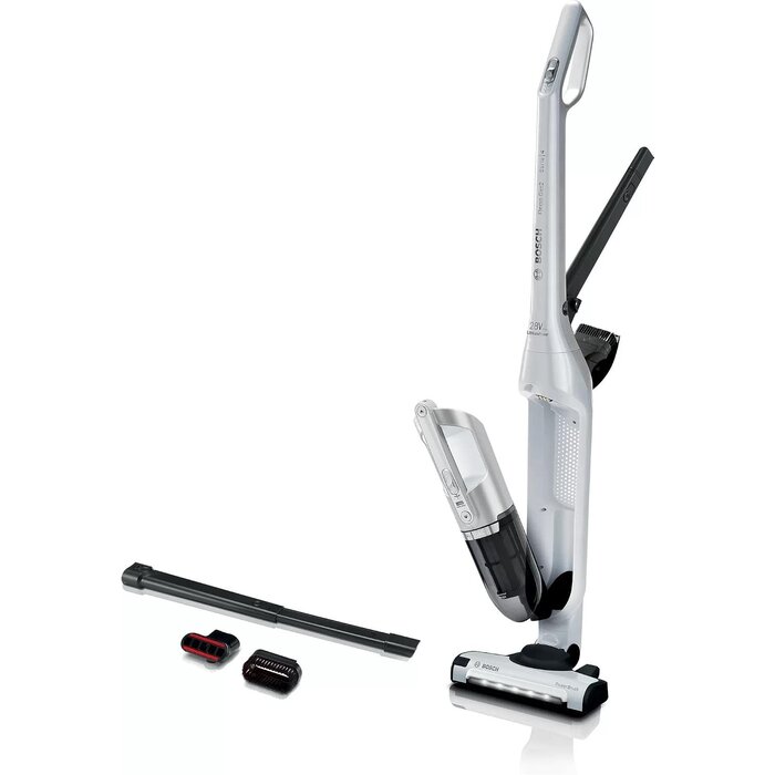 Bosch 28V Akku-Staubsauger 2-in-1, beutellos, Polar White - 35% Rabatt
