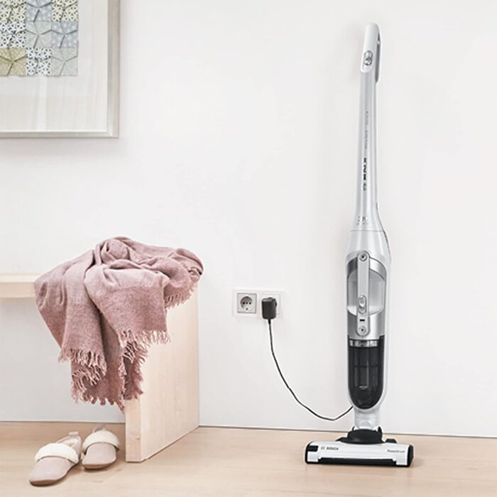 Bosch 28V Akku-Staubsauger 2-in-1, beutellos, Polar White - 35% Rabatt