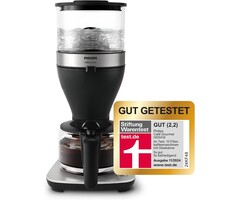 Philips Filterkaffeemaschine 1,25 Liter, Schwarz/Silber - 34% Rabatt