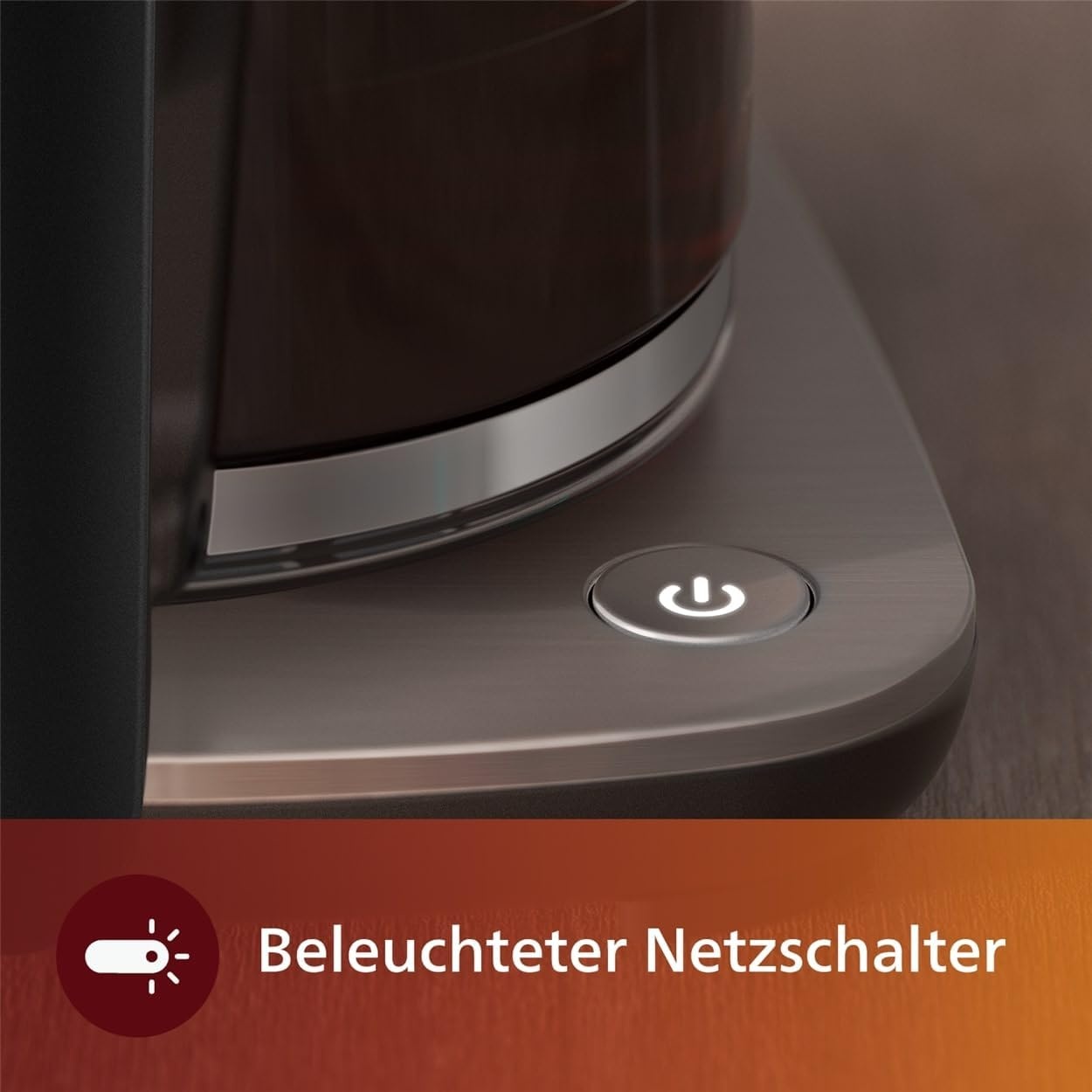 Philips Filterkaffeemaschine 1,25 Liter, Schwarz/Silber - 34% Rabatt