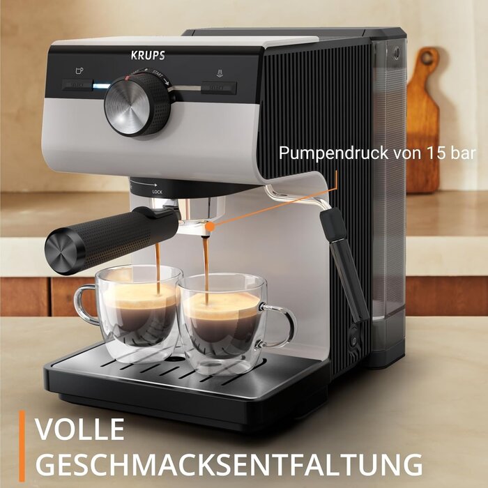 Siebträgermaschine Authentic Creme - 34% Rabatt