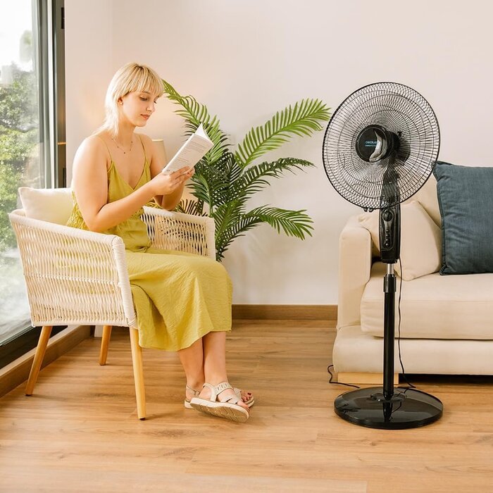 Standventilator 40,6 cm Schwarz 45W - 31% Rabatt