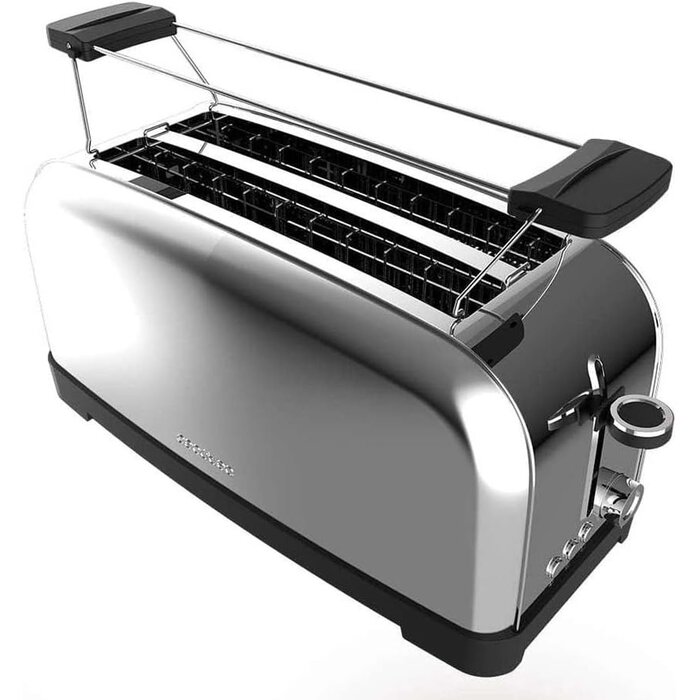 Edelstahl-Langschlitz-Toaster 1500W | 32% Rabatt