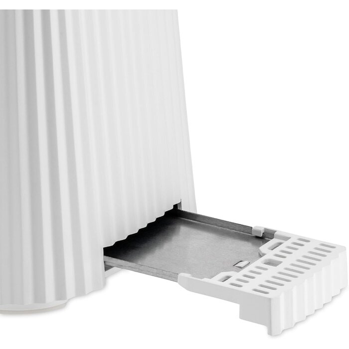 Designer Toaster Plissee-Optik Weiß 850W | 34% Rabatt