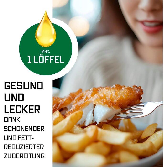 Vertikale 10L Heißluftfritteuse - 35% Rabatt - Schwarz