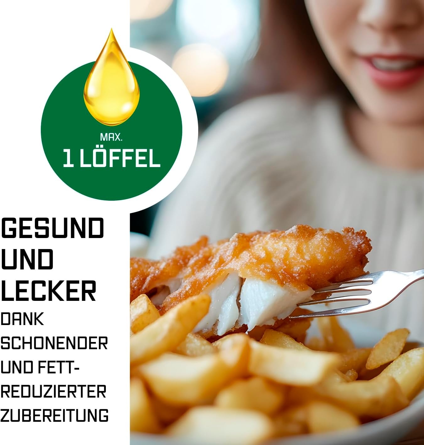 Vertikale 10L Heißluftfritteuse - 35% Rabatt - Schwarz