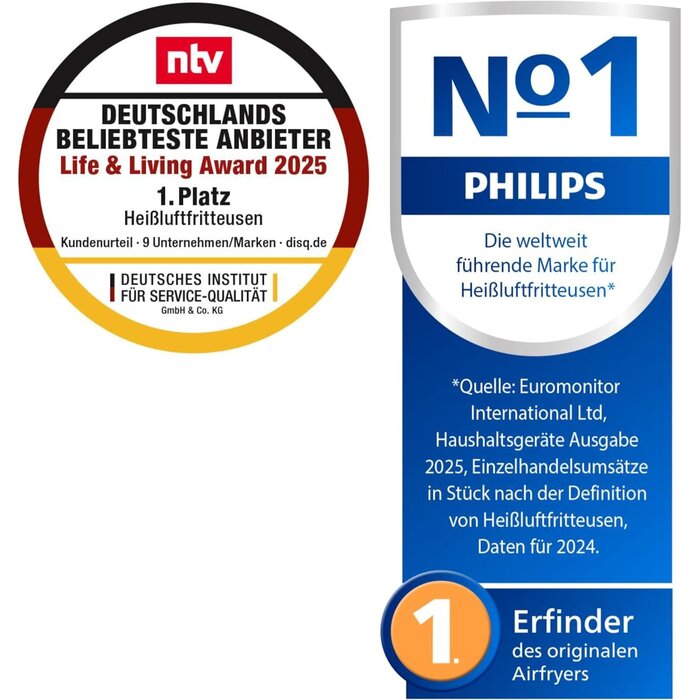 Philips Heißluftfritteuse XL 6,2L 2000W Schwarz - 34% Rabatt - Ausgepackt