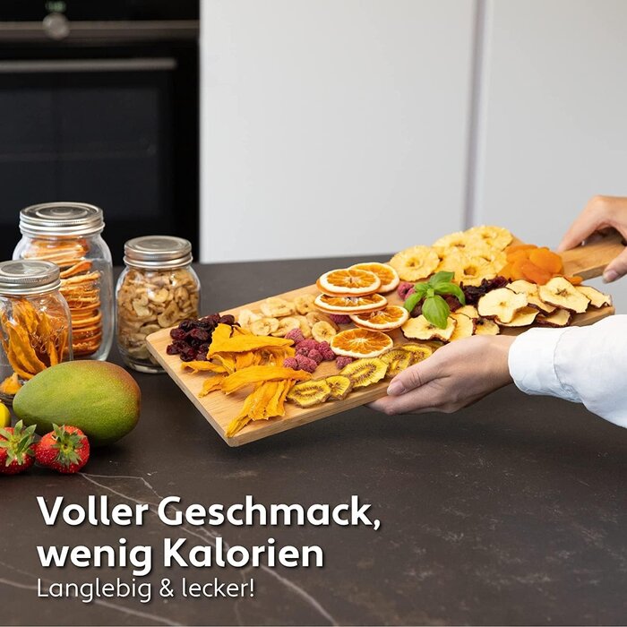Dörrgerät 650W Edelstahl mit 6 Ebenen - 34% Rabatt auf das Ausstellungsstück